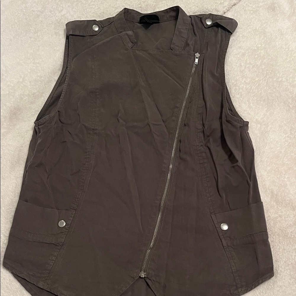 Mossimo Supply Co. Dark Brown Short Sleeve Top